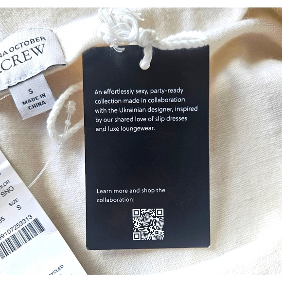 Limited-edition Anna October© X J.Crew cashmere off-the-shoulder sweater-dress - Picture 11 of 11